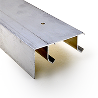 12-410 Track Aluminum 5/8" Fascia